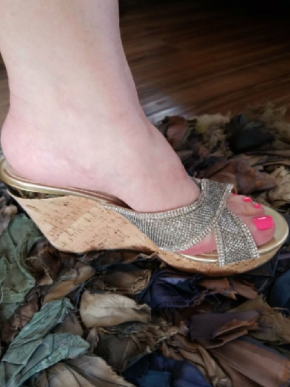 Guess Wedges Bling Eleanora Wedges WM SZ 8.5